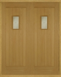 Oak Hillingdon Thermal Rated (Part L) Double Front Doors